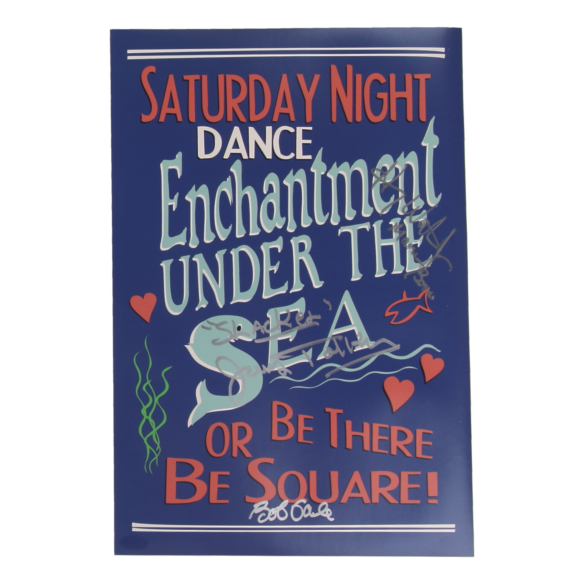 Bob Gale, Harry Waters Jr., & James Tolkan Signed "Back to the Future" 12x18 Poster Inscribed "Marvin Berry / Slacker!" (ACOA) at PristineAuction.com Bob Gale, Harry Waters Jr., & James Tolkan Signed "Back to the Future" 12x18 Poster Inscribed "Marvin Berry / Slacker!" (ACOA) at PristineAuction.com