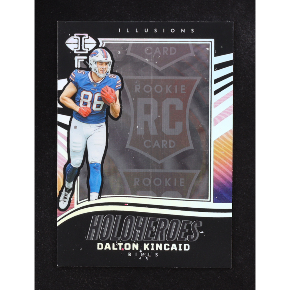 Dalton Kincaid 2023 Panini Illusions HoloHeroes Rookie #11 RC at PristineAuction.com