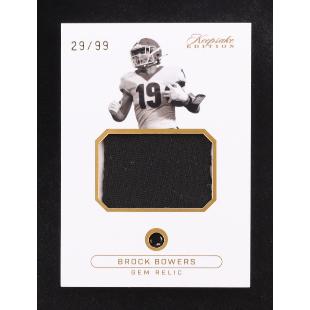Brock Bowers 2024 Keepsake Edition Gem Relic #286 #29/99 RC at PristineAuction.com