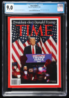 November 25, 2024 Time Magazine with With Donald Trump Cover (CGC 9.0) at PristineAuction.com