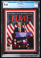 November 25, 2024 Time Magazine with With Donald Trump Cover (CGC 9.4) at PristineAuction.com