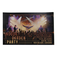 Russell Crowe Signed Indoor Garden Party 11x17 Tour Poster (ACOA) at PristineAuction.com
