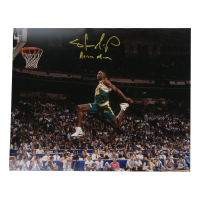 Shawn Kemp Signed SuperSonics 16x20 Photo Inscribed "Reign Man" (Beckett) at PristineAuction.com