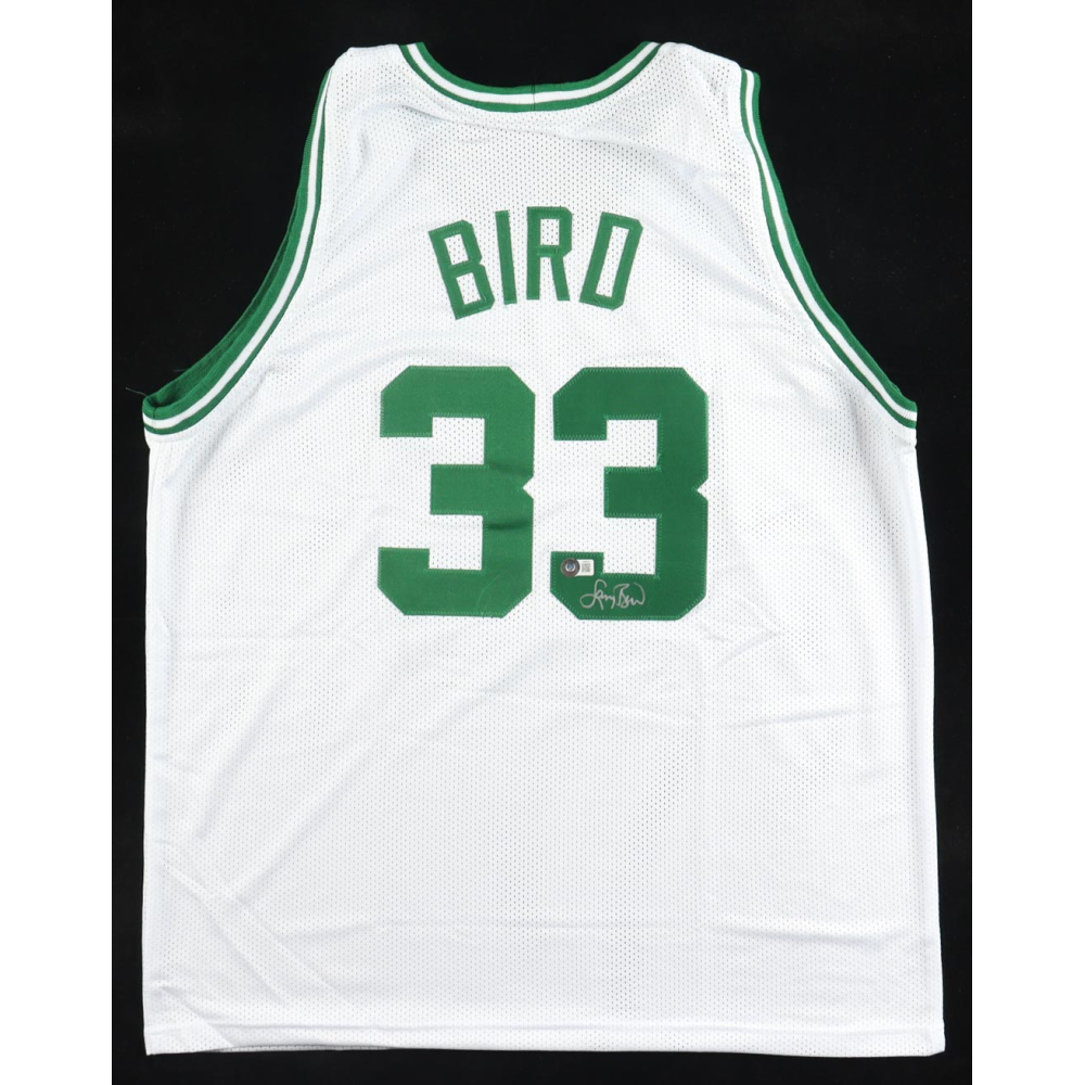 Larry Bird Signed Jersey (Beckett) at PristineAuction.com Larry Bird Signed Jersey (Beckett) at PristineAuction.com
