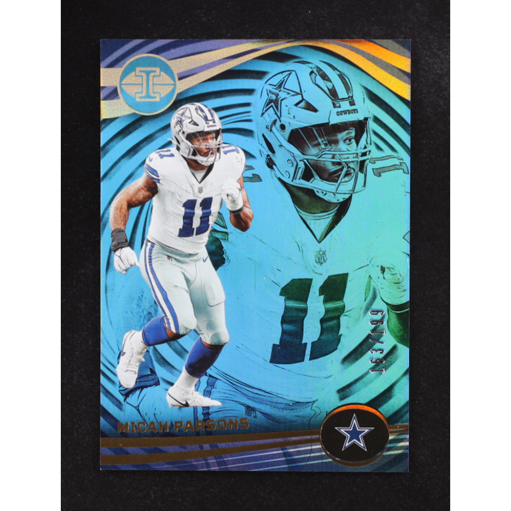 Micah Parsons 2023 Panini Illusions Light Blue #29 #163/199 at PristineAuction.com Micah Parsons 2023 Panini Illusions Light Blue #29 #163/199 at PristineAuction.com