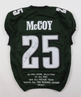 LeSean McCoy Signed Career Highlight Stat Jersey (JSA) at PristineAuction.com