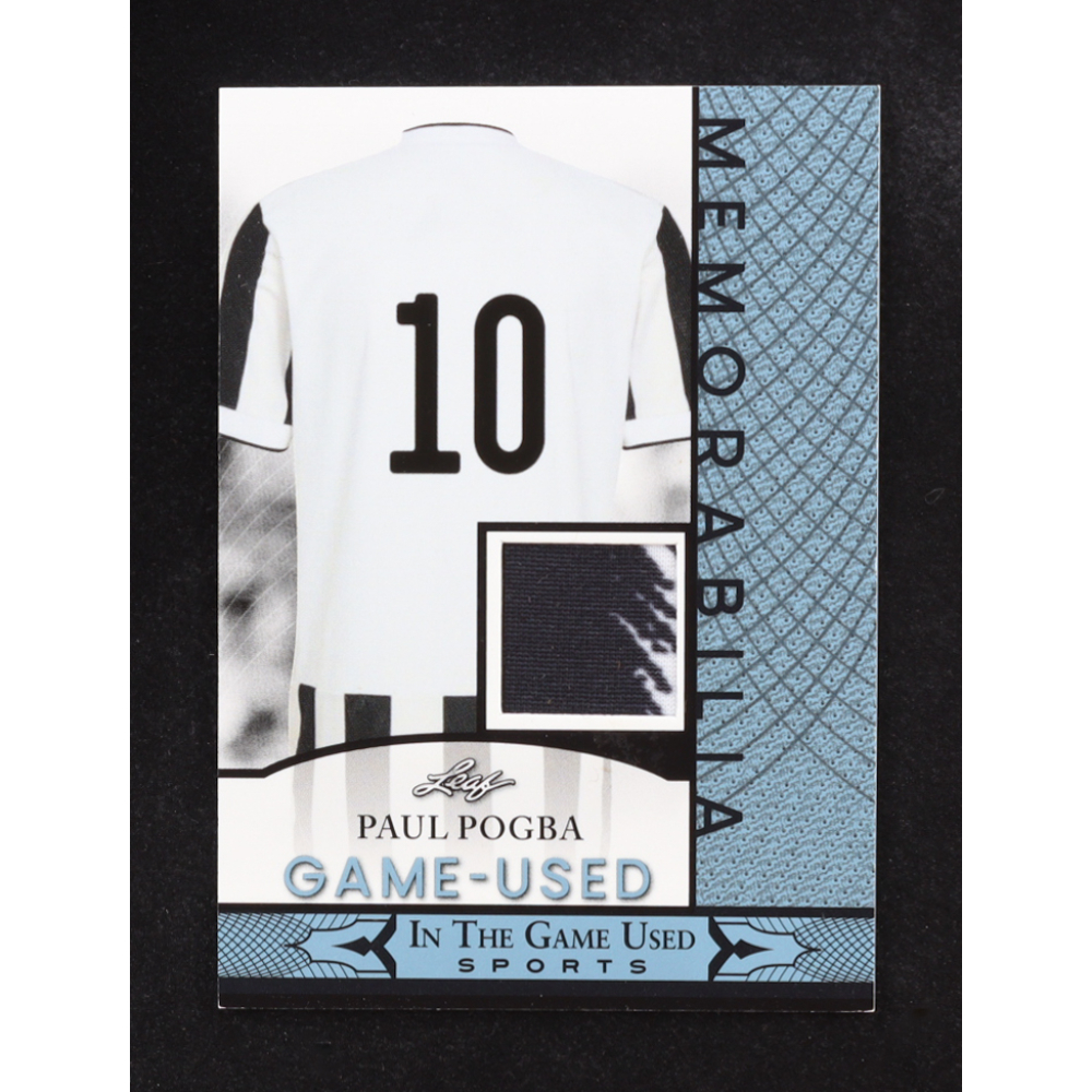 Paul Pogba 2024 Leaf ITG Used Sports Game Used Memorabilia Blue #GUM113 at PristineAuction.com