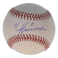 Nico Hoerner Signed OML Baseball (Beckett) at PristineAuction.com