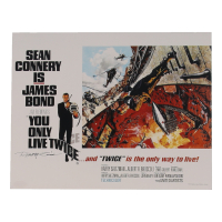 Robert E. McGinnis Signed "You Only Live Twice" 11x14 Poster (ACOA) at PristineAuction.com