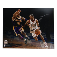 Allen Iverson Signed 76ers 16x20 Photo (JSA) at PristineAuction.com