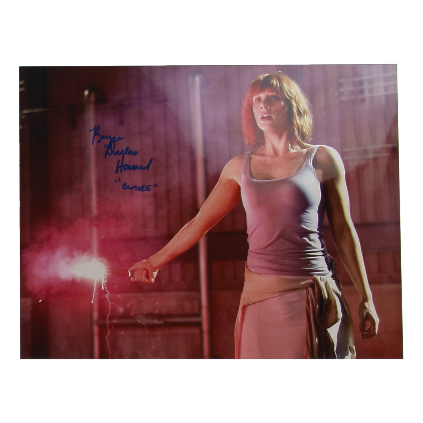 Bryce Dallas Howard Signed "Jurassic World" 11x14 Photo Inscribed "Claire" (ACOA) at PristineAuction.com Bryce Dallas Howard Signed "Jurassic World" 11x14 Photo Inscribed "Claire" (ACOA) at PristineAuction.com