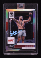 Sean Brady Signed 2023 Donruss Optic UFC Holo #14 (PA) at PristineAuction.com