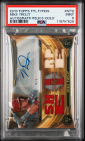 Mike Trout 2019 Topps Triple Threads Autograph Relics Gold #TTARMT2 #/9 (PSA 9) at PristineAuction.com