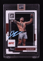 Sean Brady Signed 2023 Donruss Optic UFC #14 (PA) at PristineAuction.com