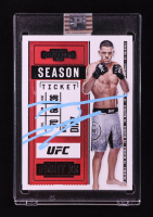 Nate Diaz Signed 2021 Panini Contenders Season Ticket UFC #6 (PA) at PristineAuction.com