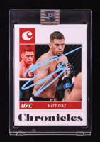 Nate Diaz Signed 2022 Panini Chronicles UFC #9 (PA) at PristineAuction.com