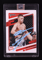 Nate Diaz Signed 2022 Donruss UFC #46 (PA) at PristineAuction.com
