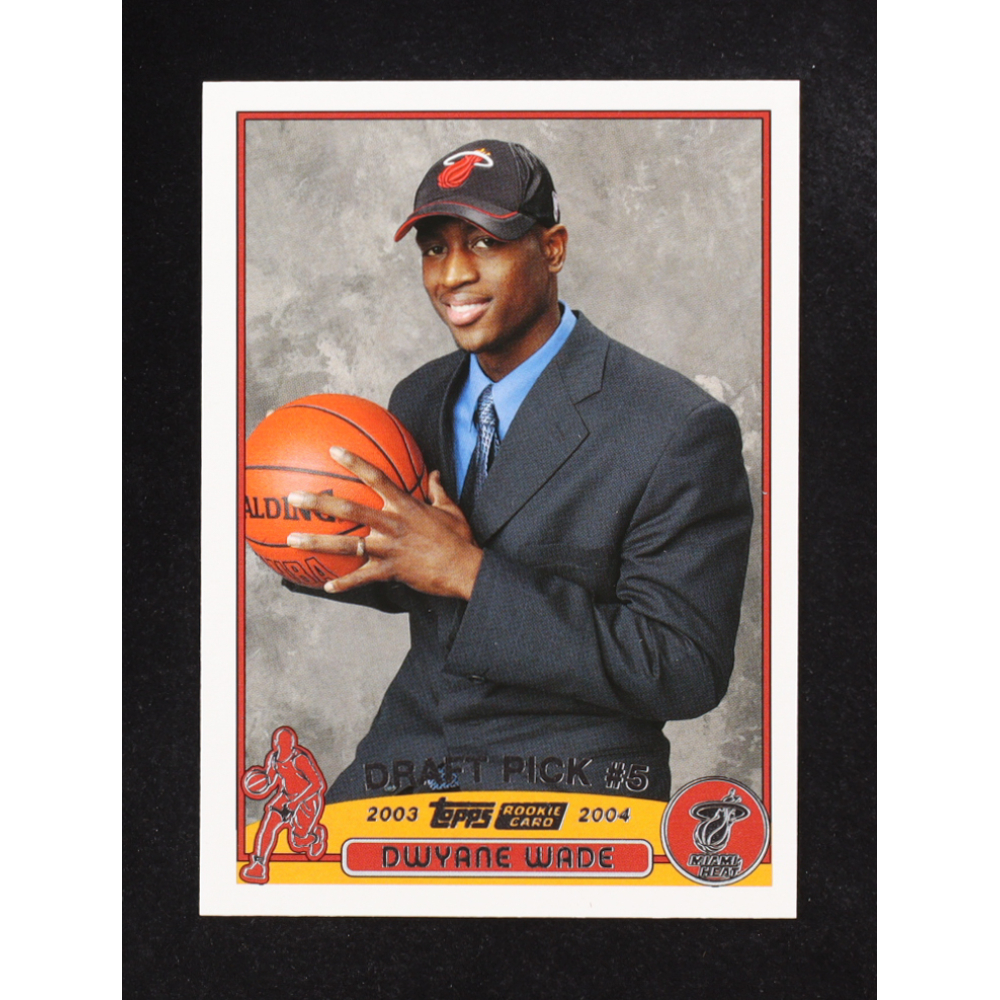 Dwyane Wade 2003-04 Topps #225 RC at PristineAuction.com