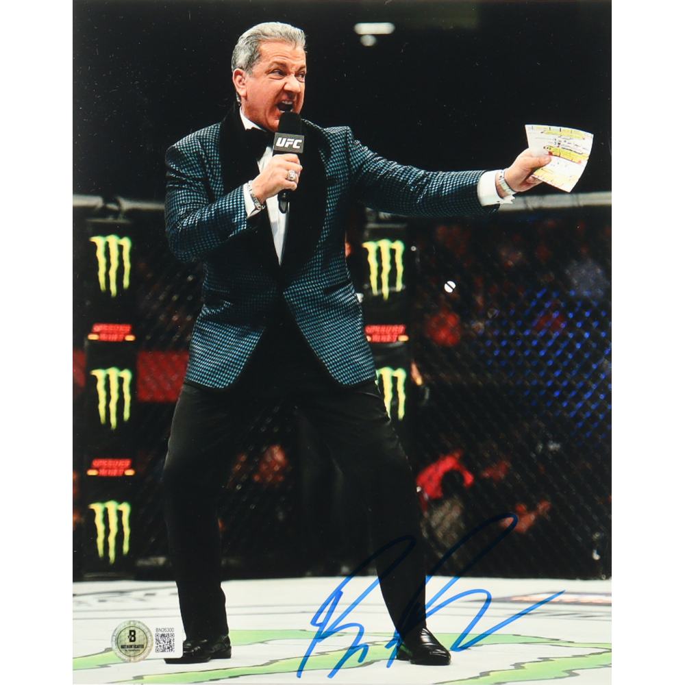 Bruce Buffer Signed UFC 8x10 Photo (Beckett) at PristineAuction.com