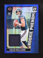 Caleb Williams 2024 Donruss Optic Rookie Phenoms Blue Hyper #1 RC at PristineAuction.com