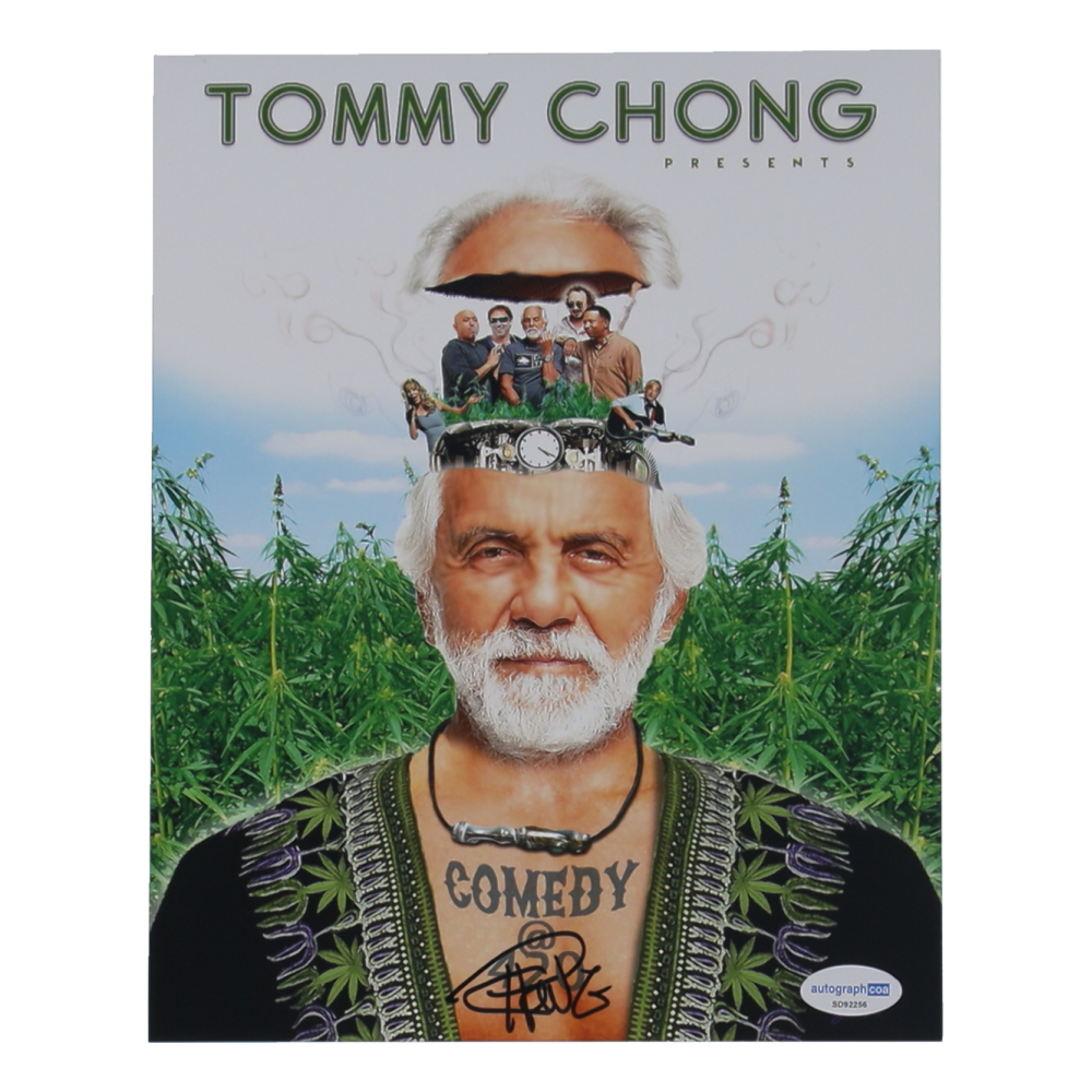 Tommy Chong Signed "Comedy at 420" 8x10 Photo (ACOA) at PristineAuction.com