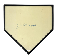 Joe DiMaggio Signed Full-Size Authentic Home Plate Base (JSA) at PristineAuction.com
