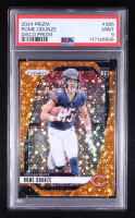 Rome Odunze 2024 Disco Prizm Orange #385 RC (PSA 9) at PristineAuction.com