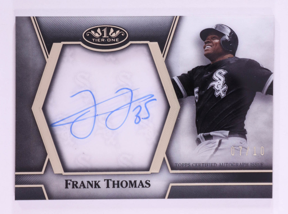 Frank Thomas 2021 Topps Tier One Clear One Autographs #C1AFT #07/10