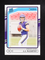 J.J. McCarthy 2024 Donruss #303 RR RC at PristineAuction.com