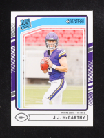 J.J. McCarthy 2024 Donruss #303 RR RC at PristineAuction.com