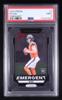 Bo Nix 2024 Panini Prizm Emergent #3 RC (PSA 9) at PristineAuction.com