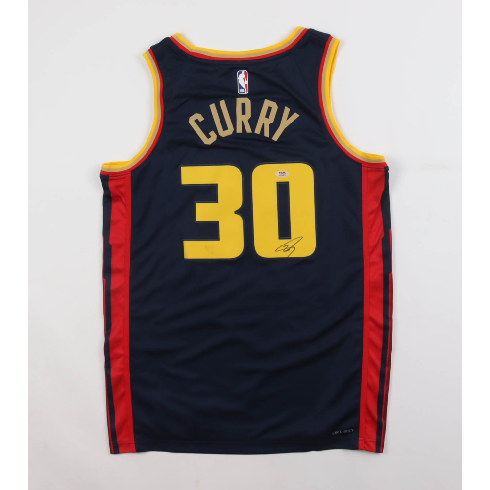 Stephen Curry Signed Warriors Nike Authentic Jersey (PSA) at PristineAuction.com
