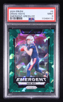 Drake Maye 2024 Panini Emergent Green Ice #4 RC (PSA 9) at PristineAuction.com