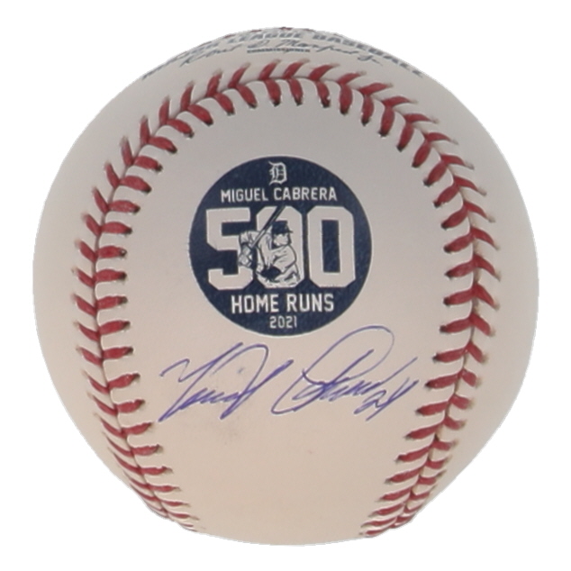 Miguel Cabrera Signed OML 500 Homerun Club Logo Baseball (Beckett) at PristineAuction.com Miguel Cabrera Signed OML 500 Homerun Club Logo Baseball (Beckett) at PristineAuction.com
