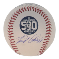 Miguel Cabrera Signed OML 500 Homerun Club Logo Baseball (Beckett) at PristineAuction.com