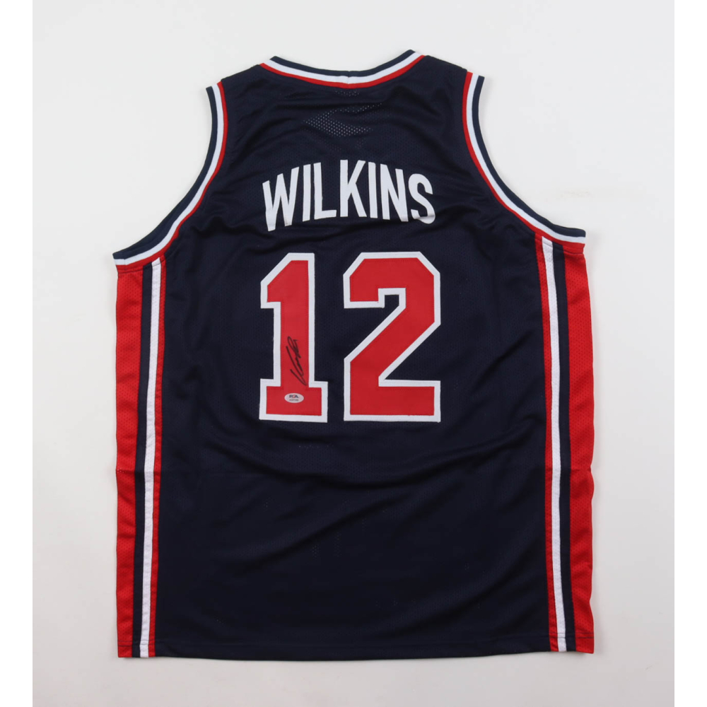 Dominique Wilkins Signed Jersey (PSA) at PristineAuction.com