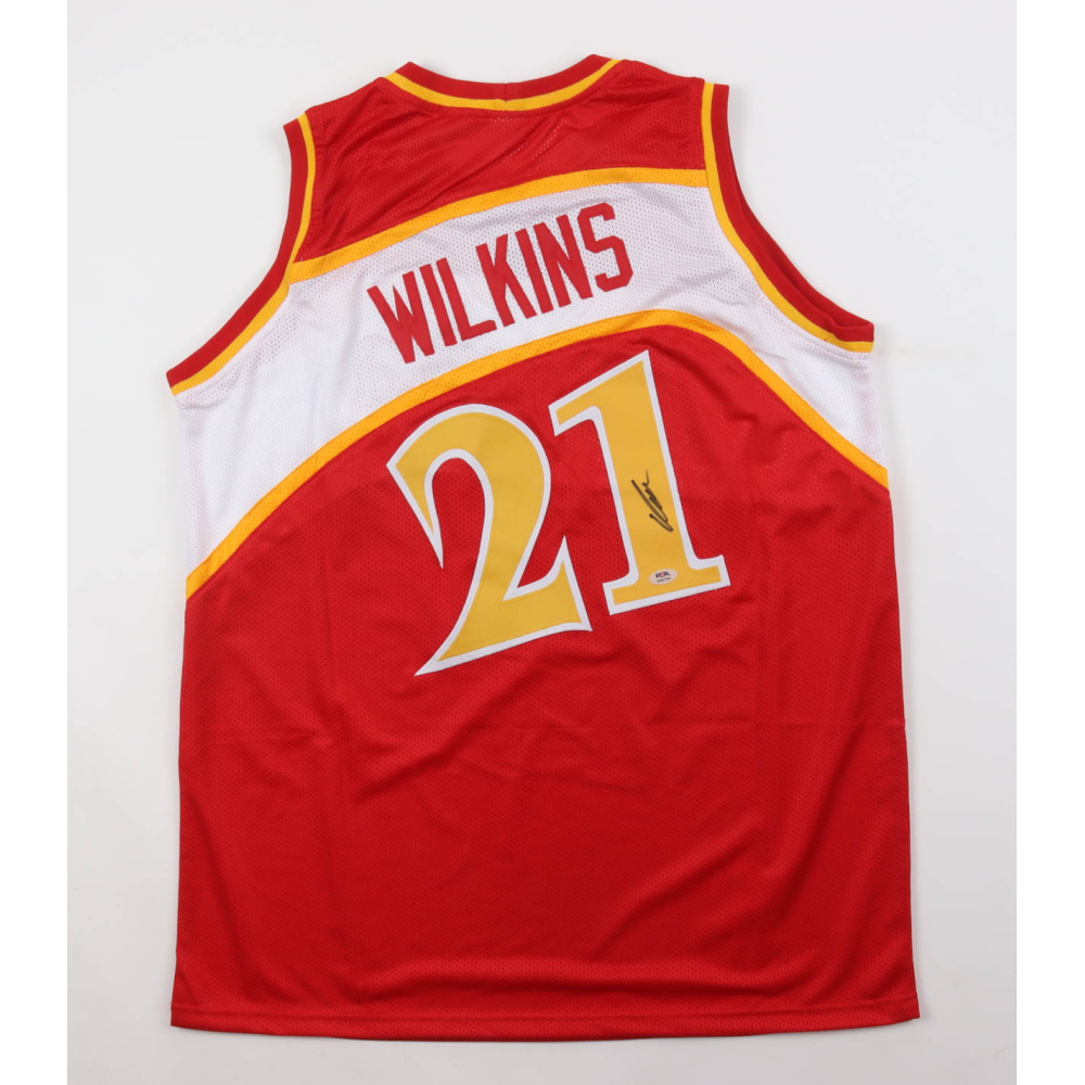 Dominique Wilkins Signed Jersey (PSA) at PristineAuction.com