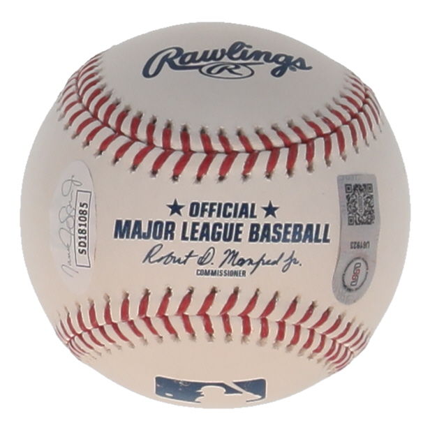 Julio Rodriguez Signed OML Baseball Inscribed "JRod Show" (JSA & MLB) at PristineAuction.com Julio Rodriguez Signed OML Baseball Inscribed "JRod Show" (JSA & MLB) at PristineAuction.com