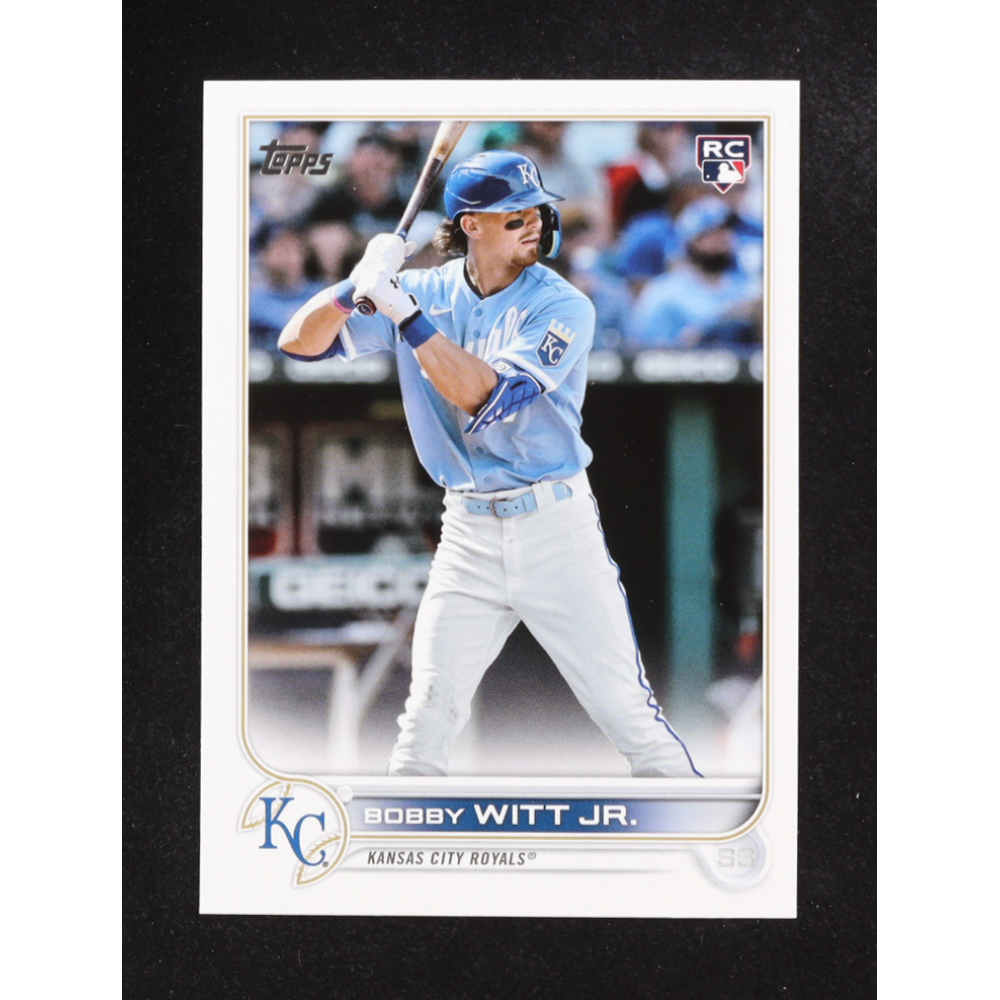 Bobby Witt Jr 2022 Topps Base Set Photo Variations FACTORY #660 RC at PristineAuction.com