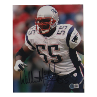 Willie McGinest Signed Patriots 8x10 Photo (Beckett) at PristineAuction.com
