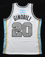 Manu Ginobili Signed Spurs Mitchell & Ness Authentic Jersey (Beckett) at PristineAuction.com