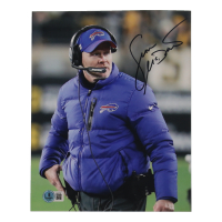 Sean McDermott Signed Bills 8x10 Photo (Beckett) at PristineAuction.com