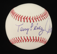 Johnny Bench & Tony Perez Signed OML Baseball (Beckett) at PristineAuction.com
