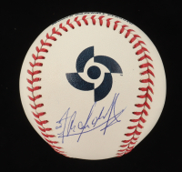 Randy Arozarena Signed 2023 World Baseball Classic Logo Baseball (Beckett) at PristineAuction.com