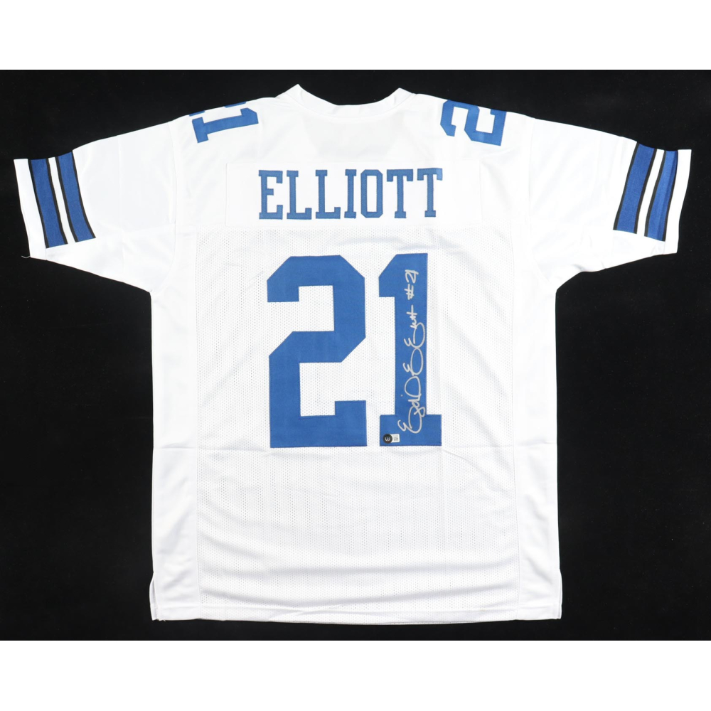 Ezekiel Elliott Signed Jersey (Beckett) at PristineAuction.com