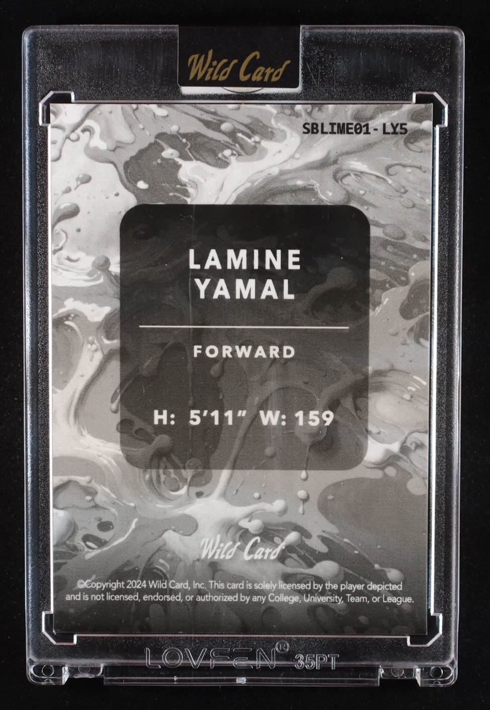 Lamine Yamal 2024 Wild Card Comix Splat Wave Lime Green #LY5 #08/10 RC at PristineAuction.com Lamine Yamal 2024 Wild Card Comix Splat Wave Lime Green #LY5 #08/10 RC at PristineAuction.com