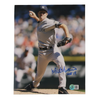 Mike Mussina Signed Yankees 8x10 Photo Inscribed "HOF 19" (Beckett) at PristineAuction.com
