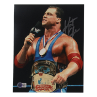 Kurt Angle Signed WWE 8x10 Photo (Beckett) at PristineAuction.com