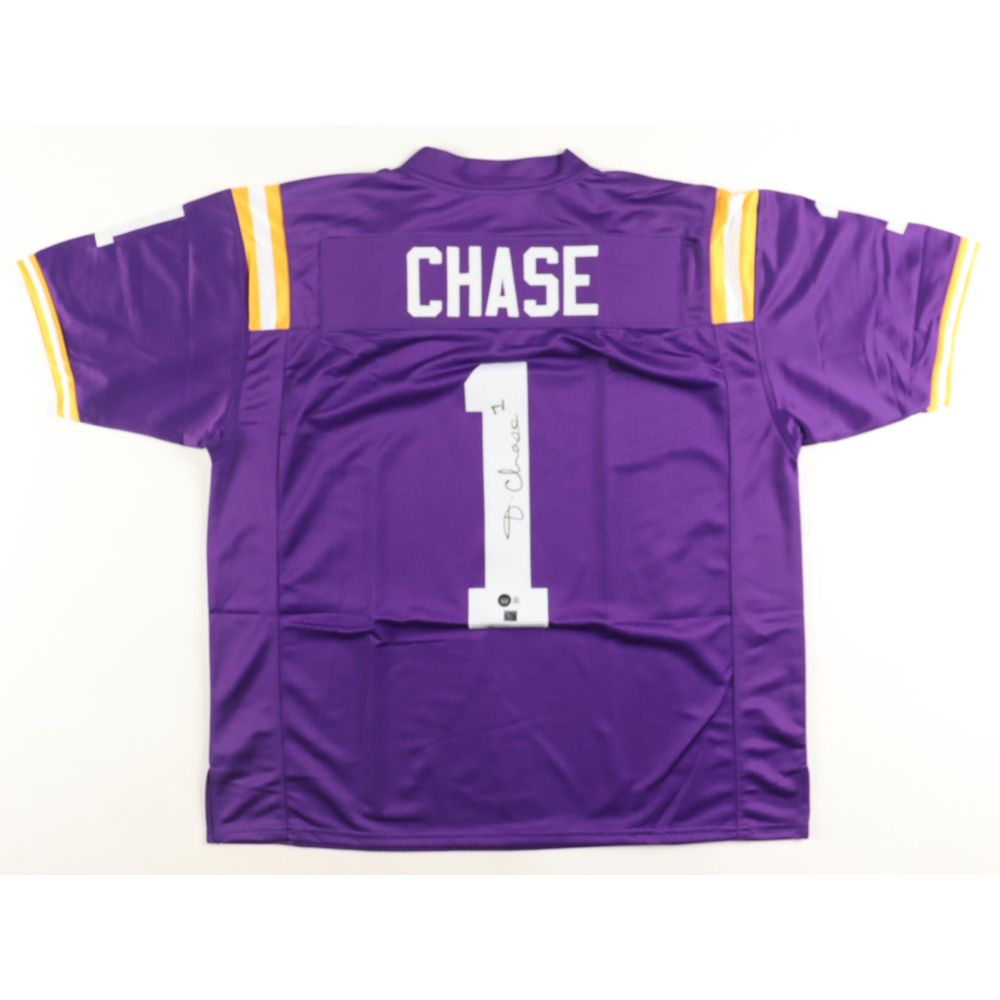 Ja'Marr Chase Signed Jersey (Beckett & Chase) at PristineAuction.com