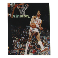 Larry Nance Signed Suns 8x10 Photo (Beckett) at PristineAuction.com